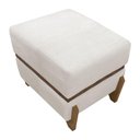 Ver imagem 6 de Puff Recamier Kodama para Cama de Solteiro 50cm Bouclé Pé Castanho - Bege Bouclé