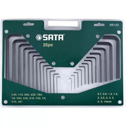 Chave Allen Jogo 25 Peças Sata