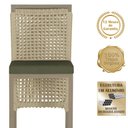 Ver imagem 3 de Mesa Bistro e 4 Banquetas Roma Fendi Corda Náutica 13 Trama Original