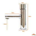 Ver imagem 3 de Torneira Misturador Monocomando Banheiro Lavatório Cromada