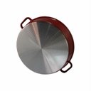 Ver imagem 5 de Paejeira de Aluminio Fundido 34cm - Vermelha Pigmentada