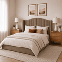Ver imagem 5 de Cabeceira Cama Box Casal Queen 160cm Zoe Estofada Suede Moderna