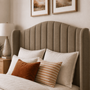 Ver imagem 2 de Cabeceira Cama Box Casal Queen 160cm Zoe Estofada Suede Moderna