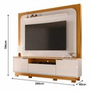 Ver imagem 4 de Painel para Tv até 75" – com Gaveta, Portas, Nicho e Pés