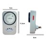 Timer Temporizador Analógico Mecânico Tomada Bivolt 110v 220v Programável 24 Horas Intervalos de 15 - 4