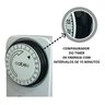 Timer Temporizador Analógico Mecânico Tomada Bivolt 110v 220v Programável 24 Horas Intervalos de 15 - 3