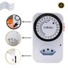 Timer Temporizador Analógico Mecânico Tomada Bivolt 110v 220v Programável 24 Horas Intervalos de 15 - 1
