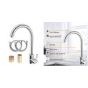 Ver imagem 5 de Torneira Gourmet Misturador Monocomando Quente e Frio, Mesa, Bancada Fc-117