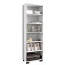 Ver imagem 2 de Kit Livreiro 2 Portas Pequenas Livreiro 5 Prateleiras Office Branco
