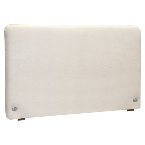Cabeceira Orgânica Moscou 195cm para Cama Box King Bouclê - Sofa Store:bouclê Bege Marfim