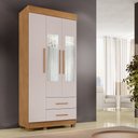 Ver imagem 2 de Guarda-roupa New Copacabana 3 Portas 2 Gavetas com Espelho - Benetil
