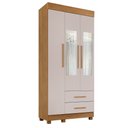 Ver imagem 1 de Guarda-roupa New Copacabana 3 Portas 2 Gavetas com Espelho - Benetil