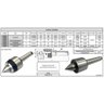 Ponta Rotativa Cone Morse 4 com Metal Duro - Jg Tools - 2