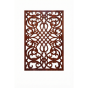 Ver imagem 1 de Painel Divisor Cobogó Mdf 3mm Mogno - Modelo M0001 - Kit Decorativo Vazado Modular para Sala, Quarto