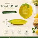Ver imagem 3 de Bowl Limão Siciliano Cerâmica para Sobremesa e Petiscos Cozinha Amarelo Lila House 15cm