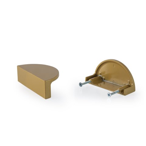 Kit 4 Puxador Armario Puxador Concha para Gaveta Puxadores Coloniais Armarios Comoda Cozinha: Dourad