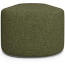 Ver imagem 6 de Puff Decorativo Orgânico para Living Quarto 140cm Doha W01 Linho Verde- Lyam Decor