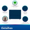Ver imagem 3 de Cabeceira Estofada para Cama de Casal 160 Athena Suede