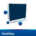 Ver imagem 6 de Cabeceira Estofada para Cama de Casal 160 Athena Suede