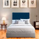 Ver imagem 2 de Cabeceira Estofada para Cama de Casal 160 Athena Suede