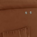 Ver imagem 2 de Poltrona do Papai Reclinável Sala de Cinema Barcelona Touch Massagem Usb Veludo Terracota