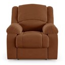 Ver imagem 1 de Poltrona do Papai Reclinável Sala de Cinema Barcelona Touch Massagem Usb Veludo Terracota