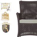 Ver imagem 4 de 4 Poltronas e 1 Mesa Igapó em Alumínio Pintura Fendi Corda Náutica Estofado 3