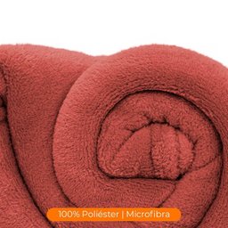 Manta Queen Cobertor Microfibra Antialérgico 2,2x2,4m Coral - Camesa - 4