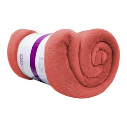 Manta Queen Cobertor Microfibra Antialérgico 2,2x2,4m Coral - Camesa - 3