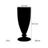 Taça para Sorvete Milk Shake Sobremesas Tropical 360ml. - 4