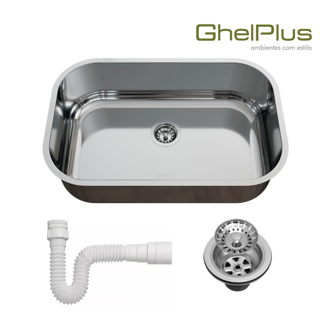 Cuba Ghelplus Nº2 Aço Inox 304 56x34x17 4"1/2 - 3