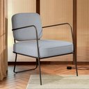 Ver imagem 2 de Kit 2 Poltronas Katy Base em Ferro Movellu Home