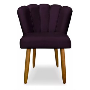 Cadeira Pétala Sala de Estar, Penteadeira e Salão - Jrc Móveis:roxo