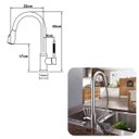 Ver imagem 3 de Torneira Pull Down Goumet Bancada Cozinha Metal Escovado Monocomando