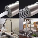 Ver imagem 4 de Torneira Pull Down Goumet Bancada Cozinha Metal Escovado Monocomando