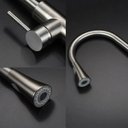 Ver imagem 2 de Torneira Pull Down Goumet Bancada Cozinha Metal Escovado Monocomando