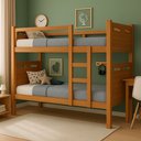 Ver imagem 2 de Beliche Infantil ou Adulto com 02 Colchões D33 Proteção Completa com Grade Reforçada e Rebusta