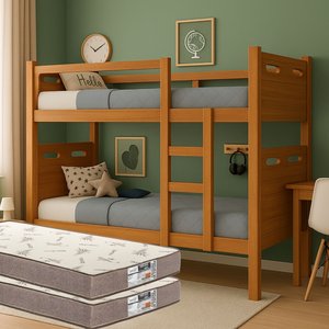 Beliche Infantil ou Adulto com 02 Colchões D33 Proteção Completa com Grade Reforçada e Rebusta