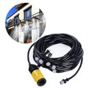 Ver imagem 1 de Mangueira Climatizadora Kit Sistema Irrigação Nevoa Quintal Grama 10 M Jardim