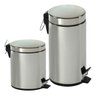 Kit 2 Lixeira Inox Banheiro Cozinha Pedal E Balde 3 E 12 Lt - 1