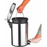 Kit 2 Lixeira Inox Banheiro Cozinha Pedal E Balde 3 E 12 Lt - 5