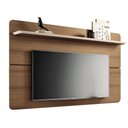 Ver imagem 2 de Painel Suspenso Decorativo 1.8 Tv até 70 Pol. Sala de Estar Kirby Castanho/off White G26 - Gran Belo