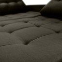 Ver imagem 5 de Sofá Cama Reclinável 2 Lugares 220cm Nayla Veludo Turkey Marrom Matrix