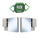 Ver imagem 5 de Armário Espelheira para Banheiro Es8010 com 2 Portas e Nichos Arenas