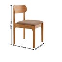 Ver imagem 4 de Conjunto de Mesa de Jantar Vitoria Tampo Laminado 120cm Barril 4 Cadeiras Bellini