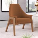 Ver imagem 6 de Kit 02 Poltronas Decorativa Sakura L02 Bouclê Terracota - Lyam Decor