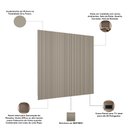 Ver imagem 5 de Painel Ripado de Madeira Decorativo para Sala Quarto 297x250cm Slats L05 Gris Fosco - Lyam Decor