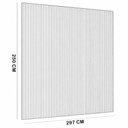 Ver imagem 6 de Painel Ripado de Madeira Decorativo para Sala Quarto 297x250cm Slats L05 Gris Fosco - Lyam Decor