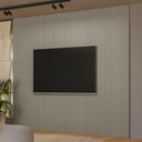 Ver imagem 1 de Painel Ripado de Madeira Decorativo para Sala Quarto 297x250cm Slats L05 Gris Fosco - Lyam Decor