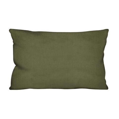 Capa de Almofada Decorativa Verde Natal 100% Algodão para Sofá - 30x50cm